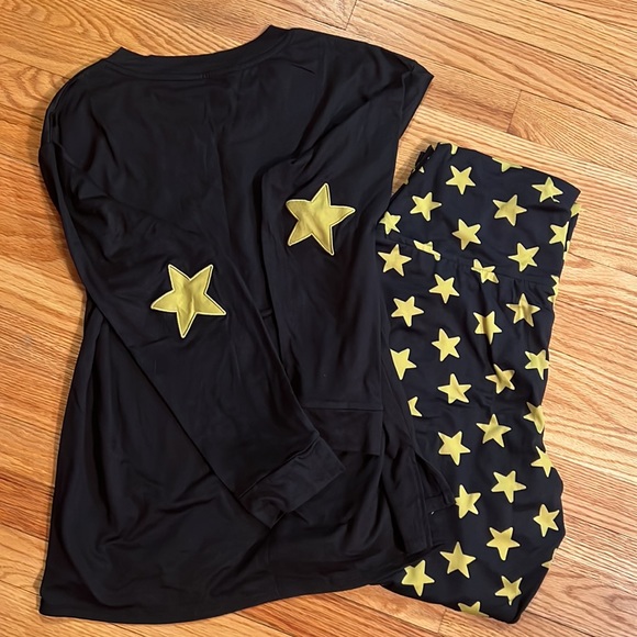 Lug Jitterbug Long Sleeve Pajama Set in Rockstar sz M NWOT - Picture 10 of 10